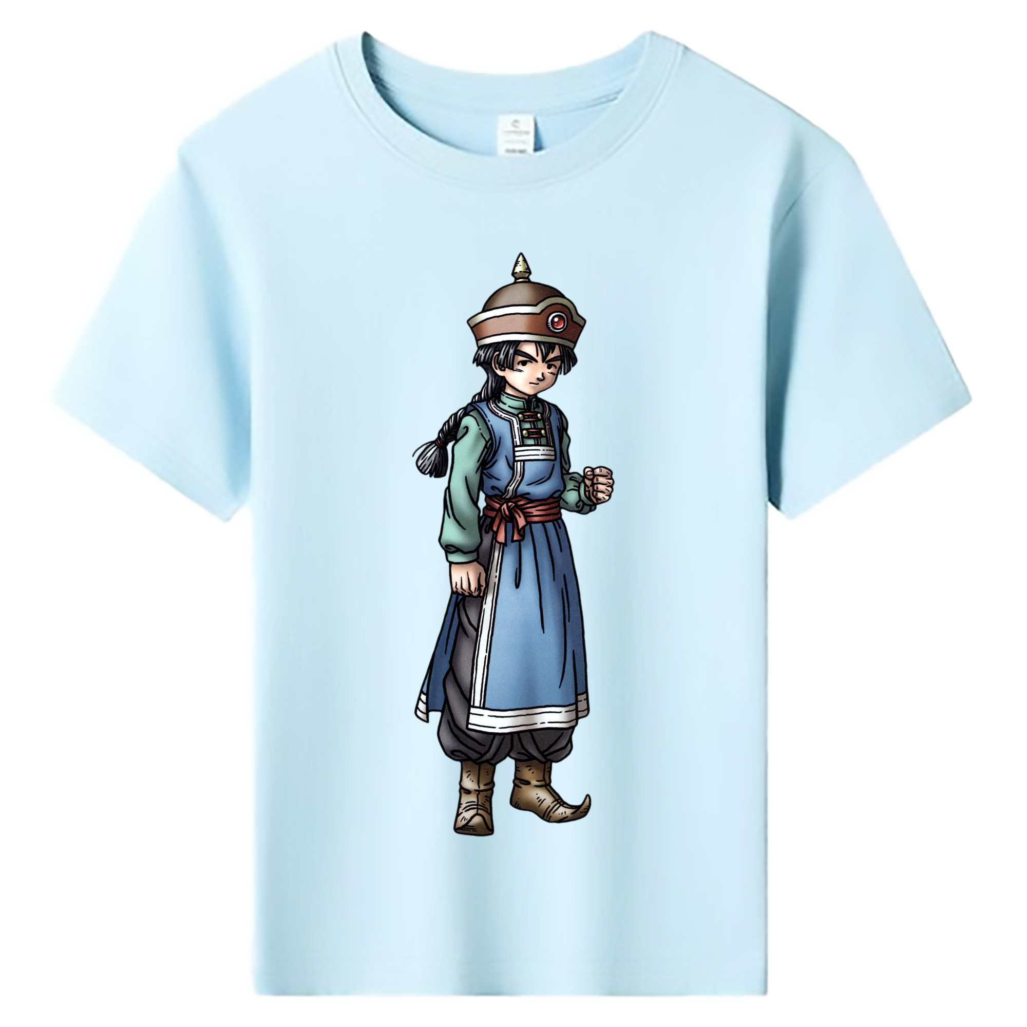 （画像用） ドラゴンクエスト Doragon Kuesuto Dragon Quest 綿100％キッズTシャツ（フロントプリント）